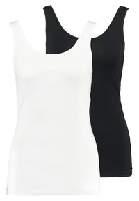 TANK 2-PACK - Débardeur - black/cloud dancer