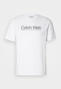 DOUBLE LOGO - Print T-shirt - bright white