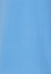 Tessuto azzurro chiaro, texture liscia, distribuzione del colore uniforme. Nessun motivo o accento visibile. Limitato a un solo colore solido.
