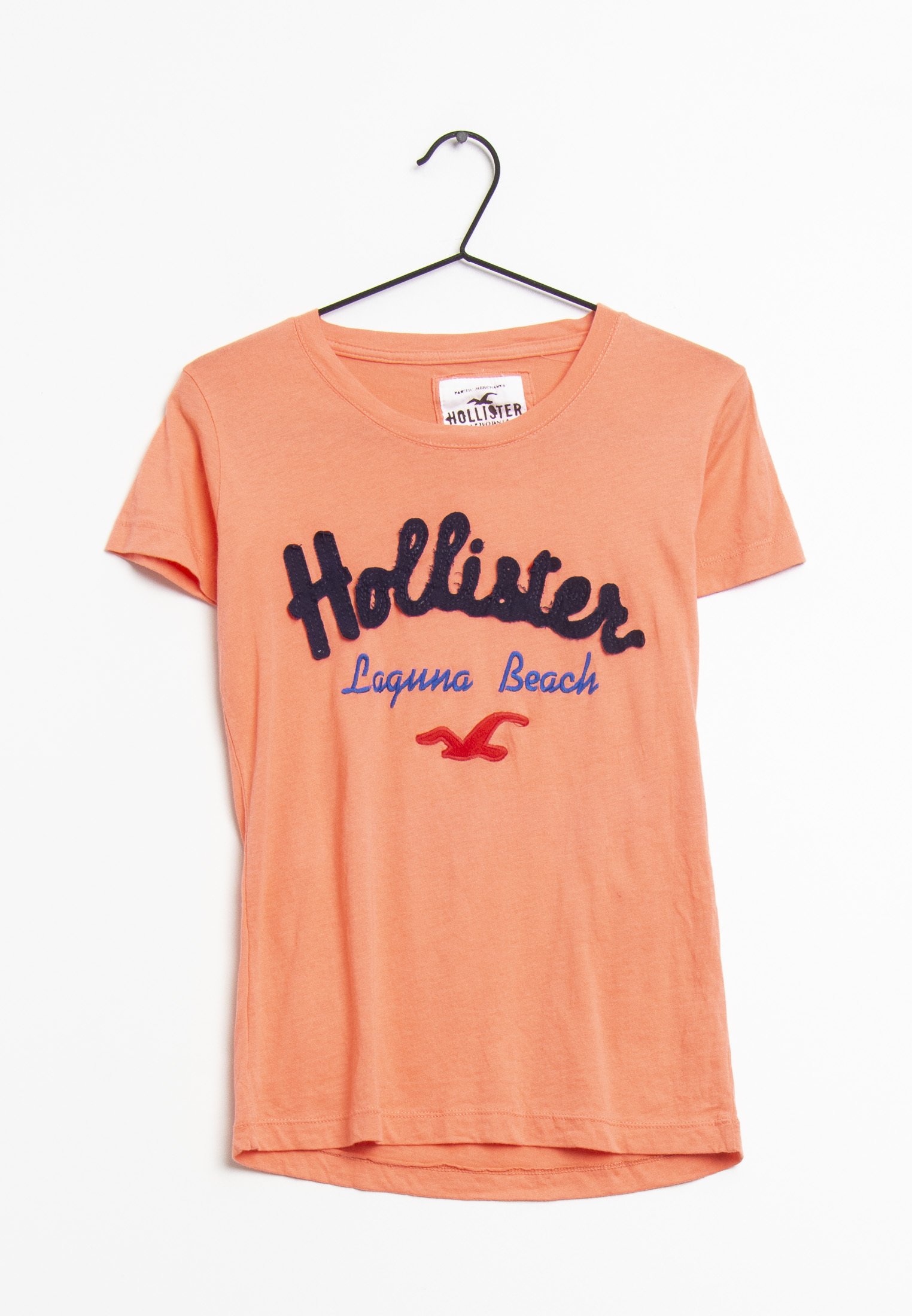 Hollister Co. Print T-shirt - orange 
