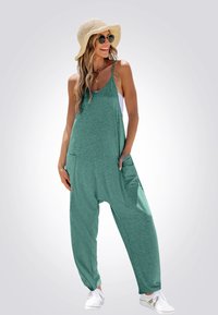 Cupshe SCOOP NECK DROP CROTCH - Tuta jumpsuit - green
