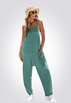Cupshe SCOOP NECK DROP CROTCH - Combinaison - green