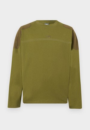 New Balance, LEGACY GRAPHIC LONG SLEEVE - Top s dlhým rukávom - sport green