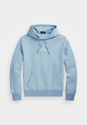 Polo Ralph Lauren, LOGO DOUBLE KNIT HOODIE - Kapuzenpullover - modern blue heather