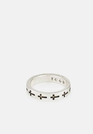 Icon Brand CROSS BAND - Ring - silver-coloured