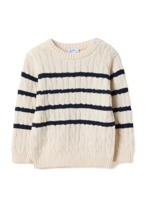 STRIPED REGULAR FIT - Trui - white blue