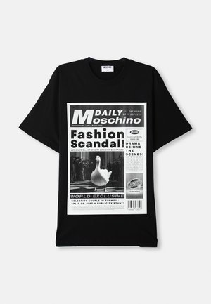 MOSCHINO GOOSE - T-shirt imprimé - black
