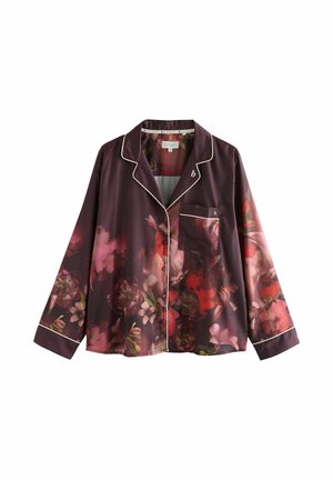 B by Ted Baker REGULAR FIT - FLORAL BUTTON THROUGH SET - Pidžamas komplekts - burgandy floral