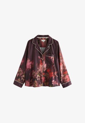 B by Ted Baker REGULAR FIT - FLORAL BUTTON THROUGH SET - Set lenjerie de noapte - burgandy floral