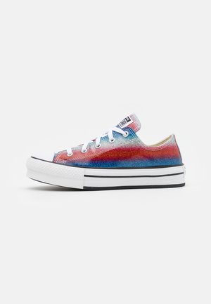CHUCK TAYLOR ALL STAR LIFT GLITTER DRIP - Sneakers - baltic blue/white/soft red