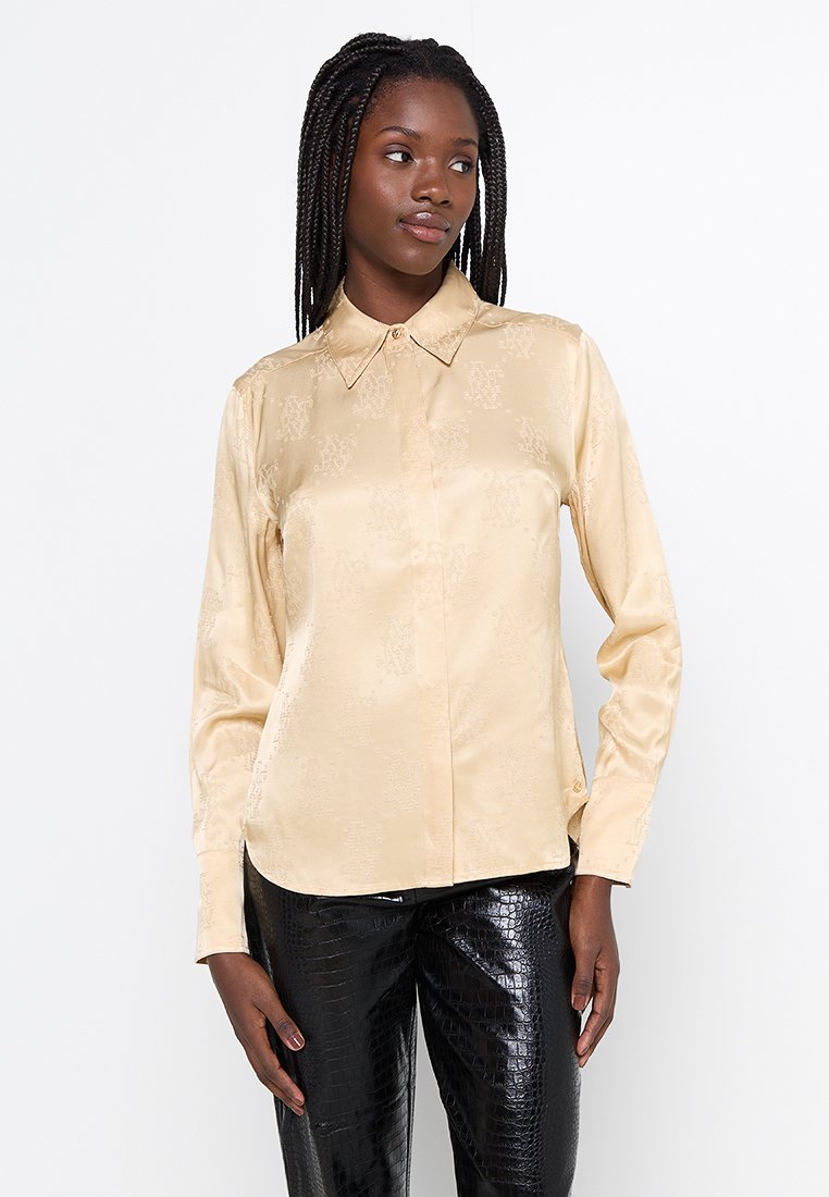 Josh V Overhemdblouse zandkleur Josh V Overhemdblouse zandkleur