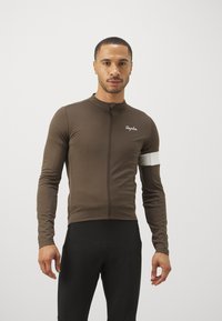 Rapha MENS CORE THERMAL LONG SLEEVE - Μπλούζα ποδηλασίας - deep coffee/white