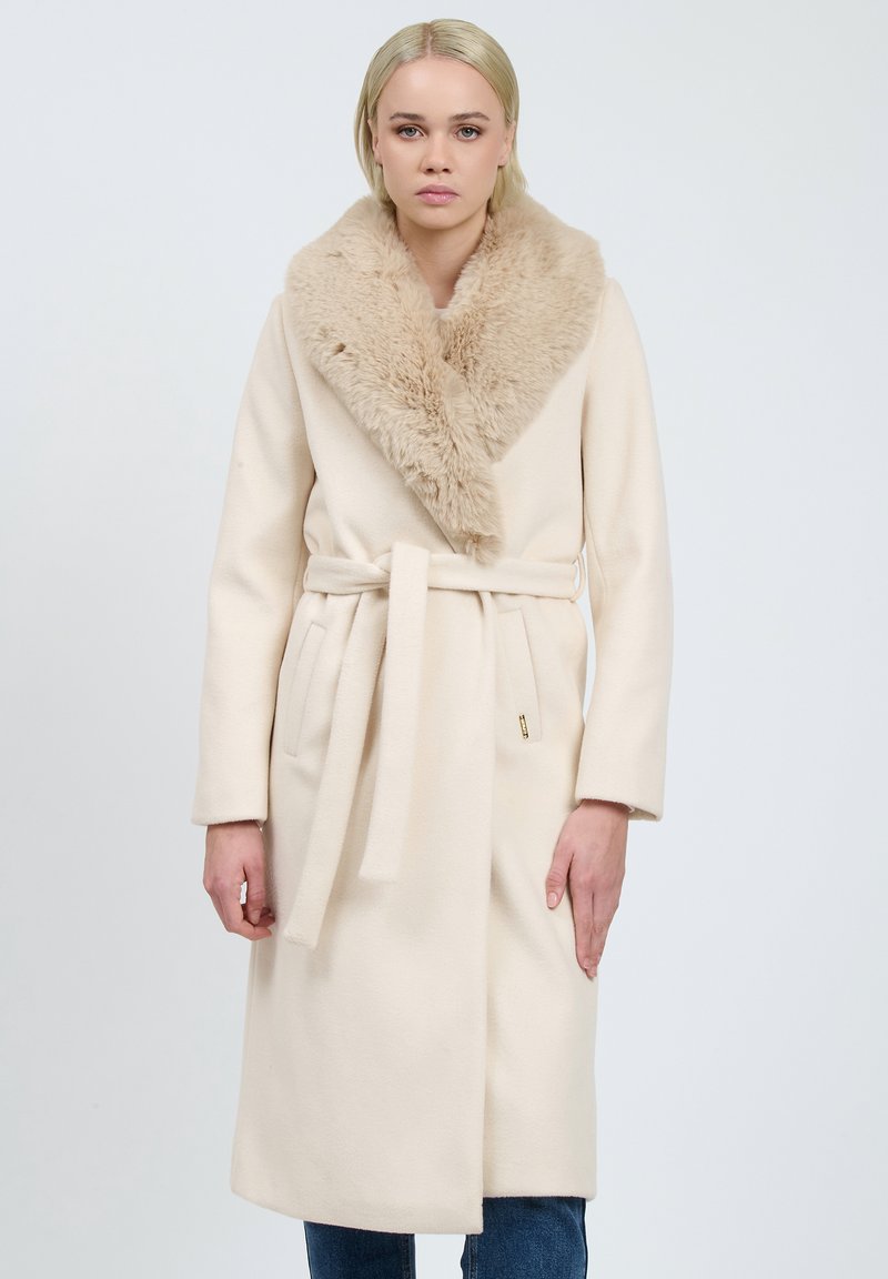 INFLUENCER COLLAR - Klassisk frakke - cream
