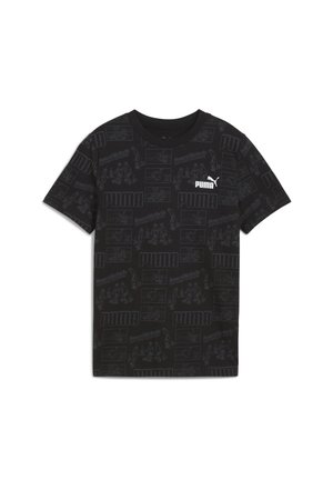 Puma MID 90S TEE YOUTH - Marškinėliai su spaudiniu - black