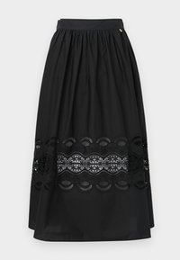 GONNA LONGUET - Maxi skirt - nero