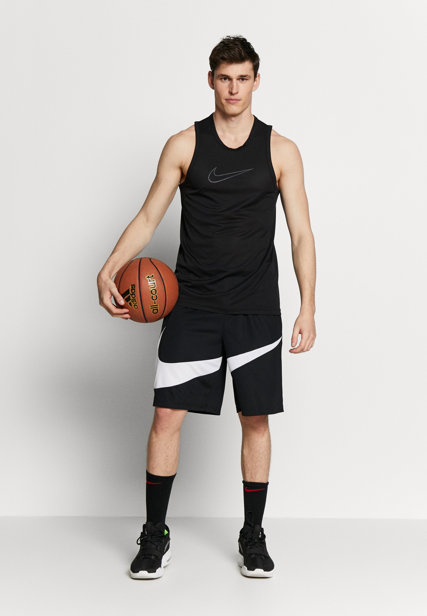 Nike Performance DRY SHORT - Pantaloncini sportivi - black/white/nero -  Zalando.it
