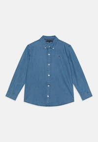 Tommy Hilfiger SHIRT UNISEX - Hemdbluse - denim medium wash