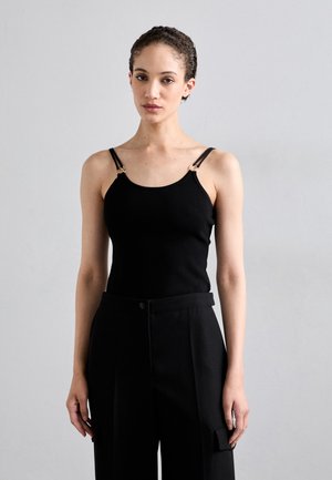 COTES BRETELLES TWIST - Top - noir