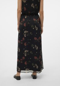 Vero Moda VMSMILLA SKIRT - Fustă maxi - black