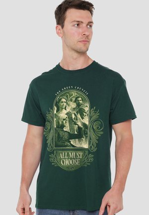 Warner Brothers, HOUSE OF THE DRAGON ALL MUST CHOOSE GREEN COUNCIL - Print T-shirt - dark green