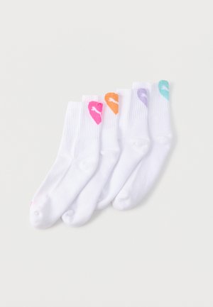 Puma HEART LOGO SHORT CREW 4 PACK  - Zoknik - pink/orange/purple/mint