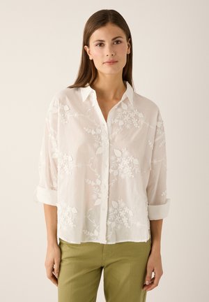 BESTICKTE - Hemdbluse - offwhite