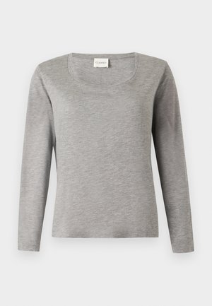 CLOSED, Langarmshirt - light grey melange
