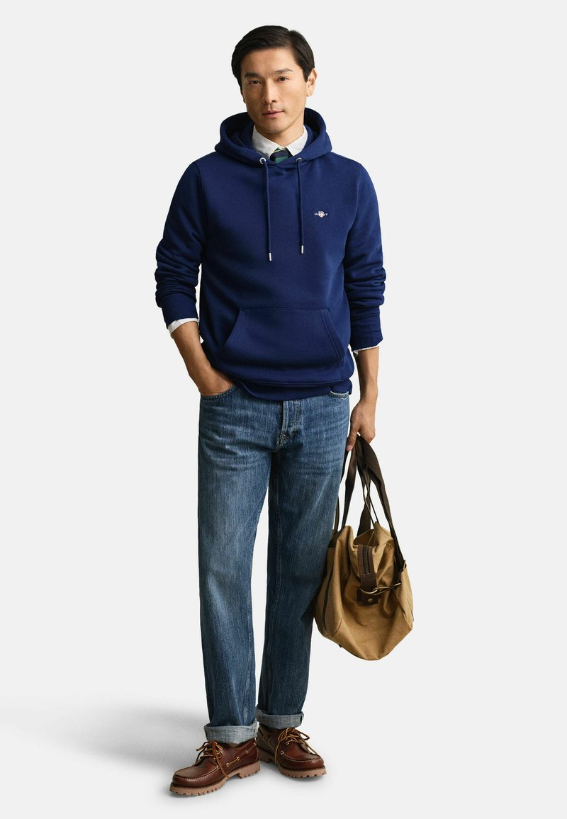 GANT Mikina s kapucí - rich navy