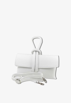 DrachenLeder, ABEND - Clutch - weiß