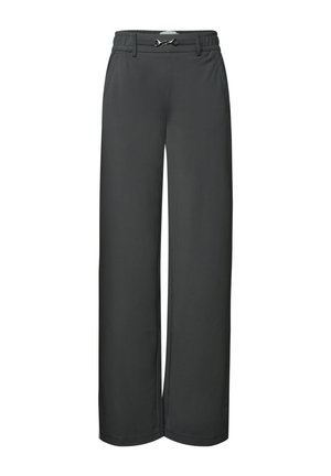 Street One, HIGH WAIST STRAIGHT LEG HOSE IM CASUAL FIT - Pantalon classique - mossbound green