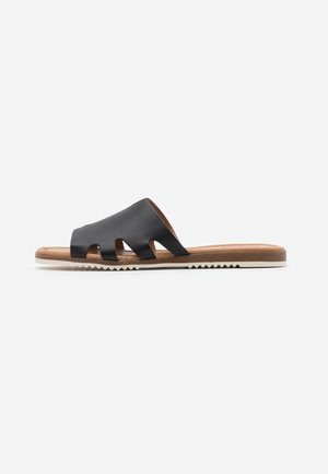 SLIDES - Pantolette flach - black