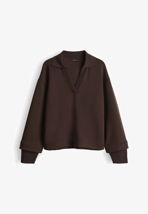 OPUS, REGULAR SOFT TOUCH - Polo - coffee bean