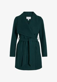 VILA VICOOLEY COLLAR BELT NOOS - Kurzmantel - black/schwarz VILA VICOOLEY COLLAR BELT NOOS - Kurzmantel - black/schwarz