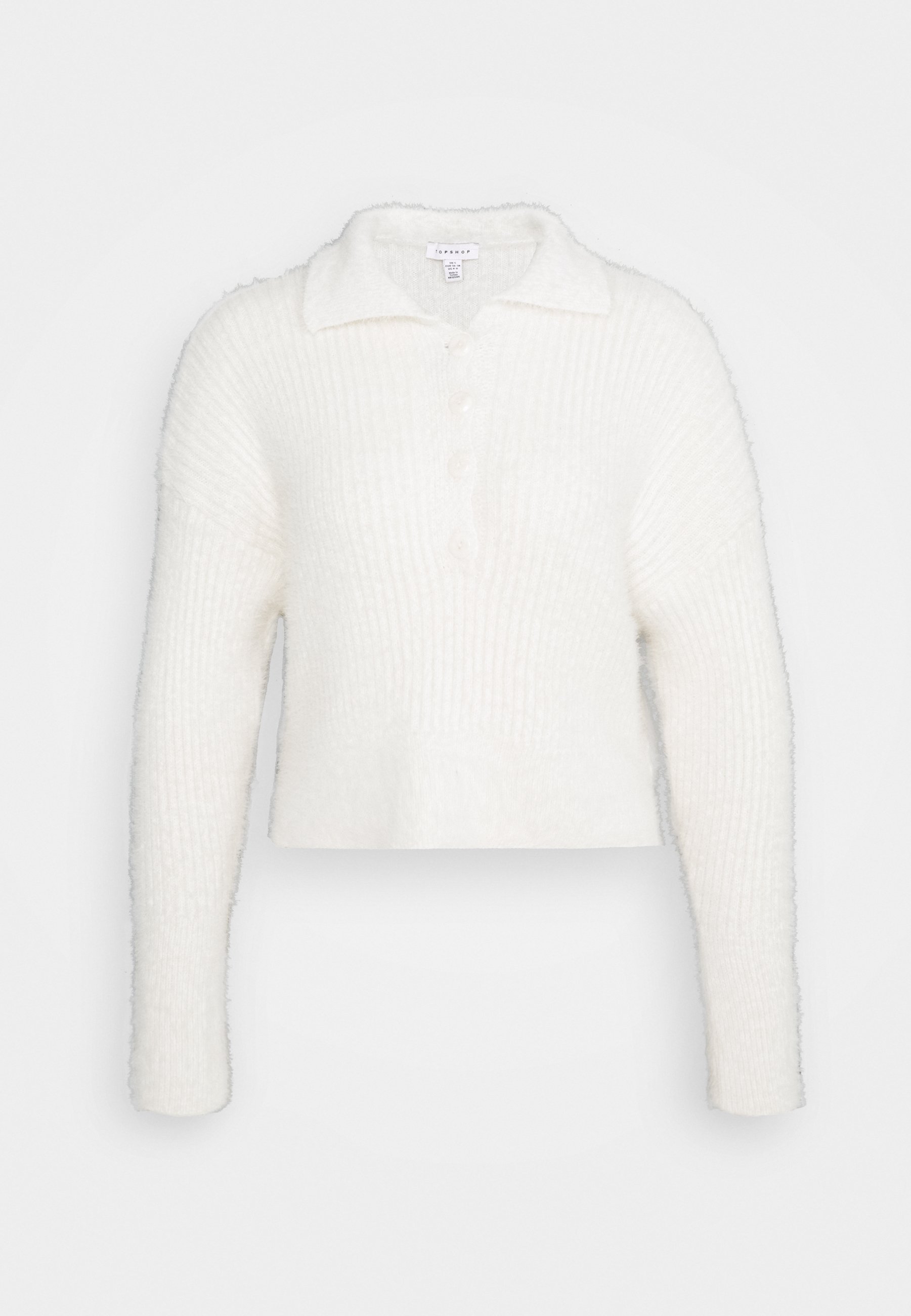 topshop blue fluffy cardigan