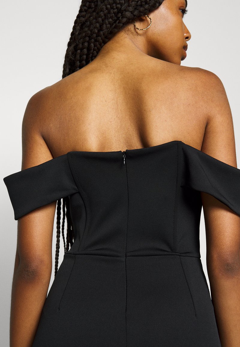 WAL G. ALEX OFF SHOULDER MIDI - Cocktail dress / Party dress - black -  Zalando.ie