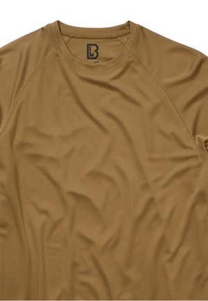 Brandit, QUICK DRY SHIRT SHORTSLEEVE - T-shirt basique - camel