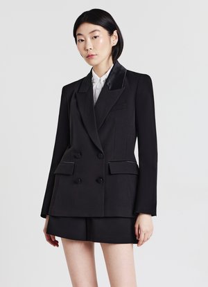 DOPPIOPETTO REVERS SIMIL - Blazer - ultrablack