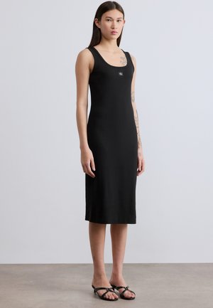 BABY LABEL SQUARE  - Vestito di maglina - black