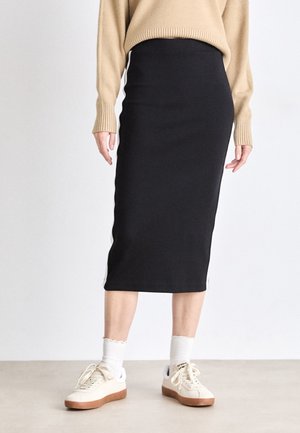NINA - Fustă tip creion - black