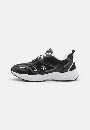 RETRO TENNIS - Baskets basses - black/bright white