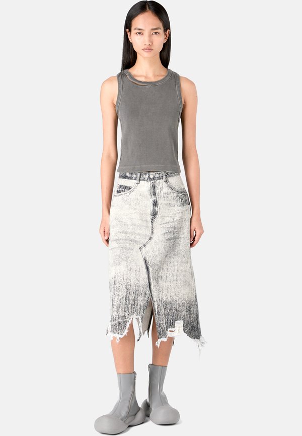 Denim skirt - schwarz