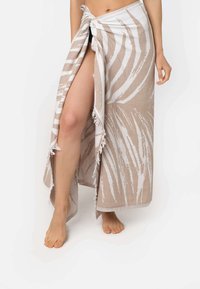 MAЯSIKØH PALMA - Beach towel - beige