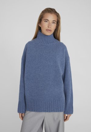 ROLLKRAGEN  - Strickpullover - blue melange
