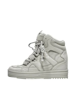 Bershka, WITH CHARMS - HIGH-TOP TRAINERS - Sneaker high - grey