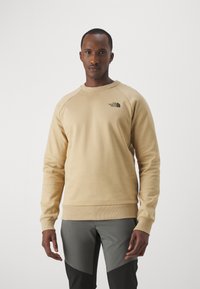 The North Face RAGLAN CREW - Sudadera - khaki stone/black