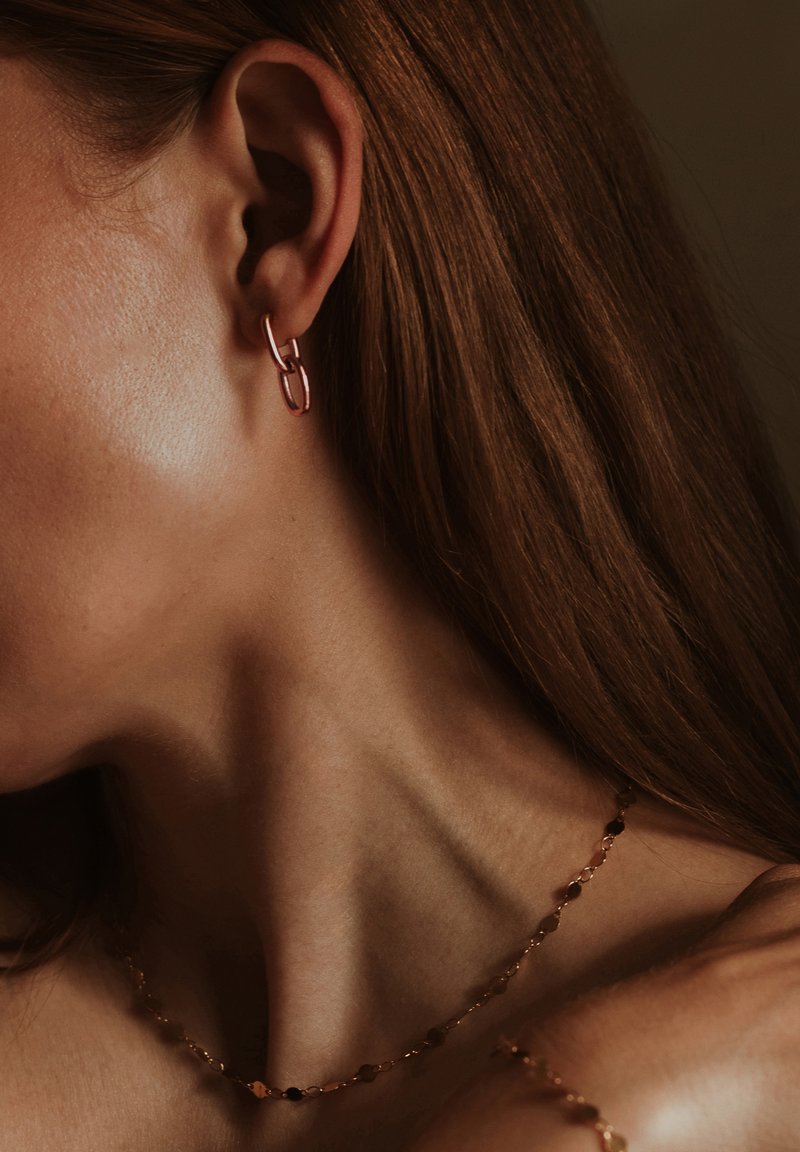 Akitsune - UNITY  - Earrings - rose gold coloured, Enlarge