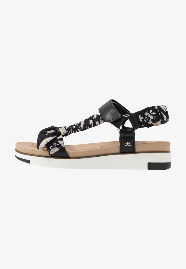 ASHIE - Sandalias con plataforma - black/multicolor