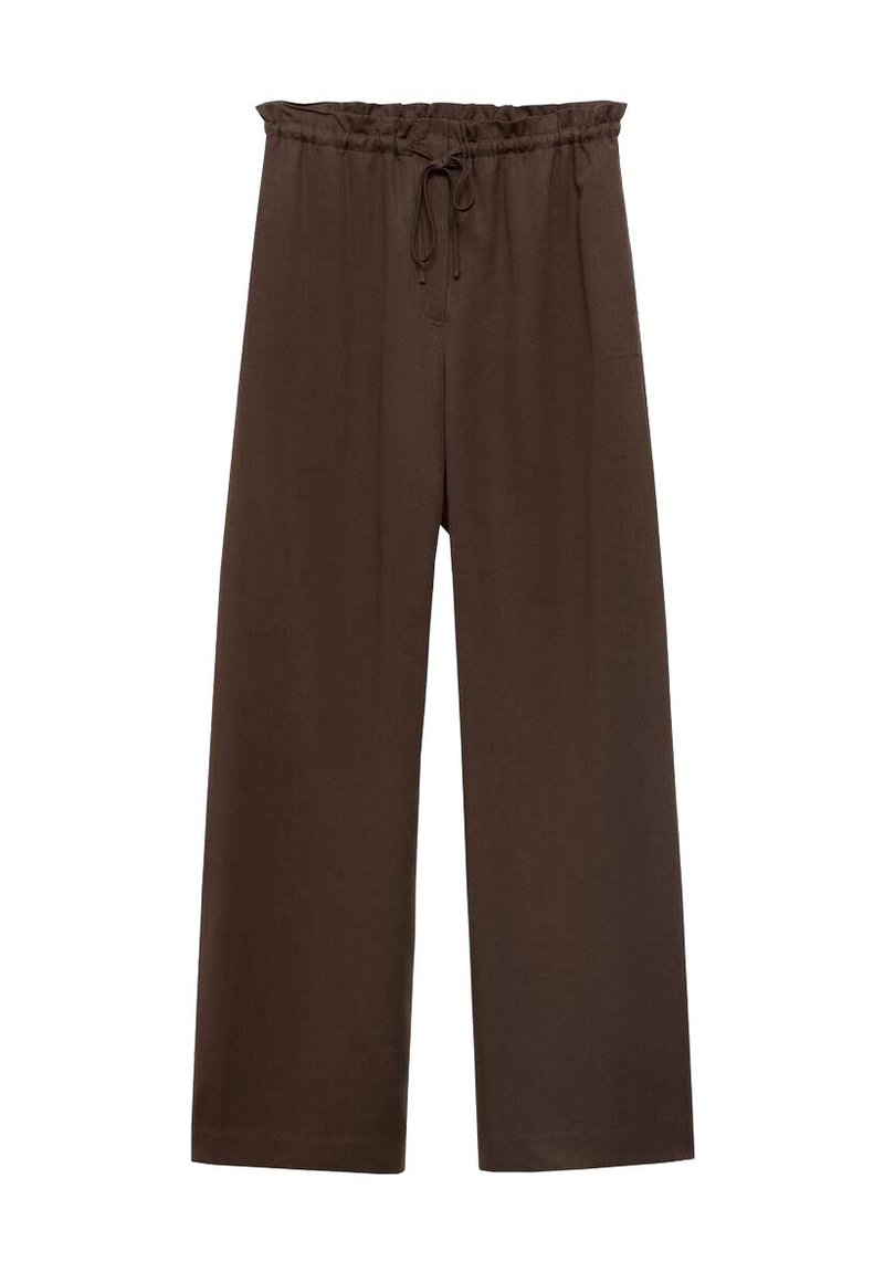 Mango WIDE WITH STRING - Broek - brown/bruin - Zalando.nl