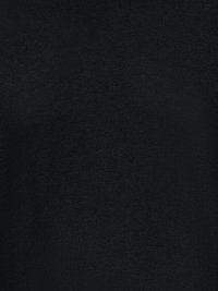 Zwart textielstof met een subtiel weefpatroon en een zachte uitstraling.