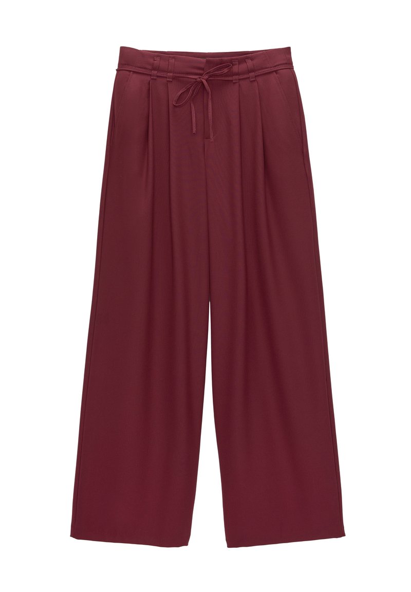 PULL&BEAR Broek donkerrood PULL&BEAR Broek donkerrood